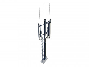 telecommunication tower Modelo 3D