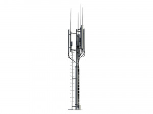 telecommunication tower Modelo 3D