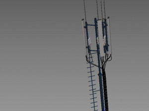 telecommunication tower Modelo 3D