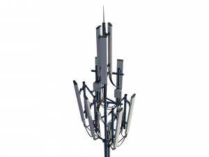 telecommunication tower Modelo 3D