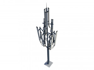 telecommunication tower Modelo 3D