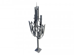 telecommunication tower Modelo 3D