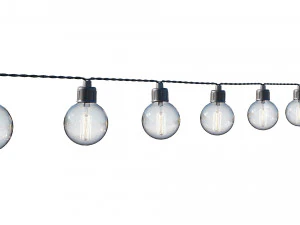 string lights edison lamps 3D Model