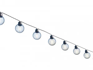 string lights edison lamps 3D Model