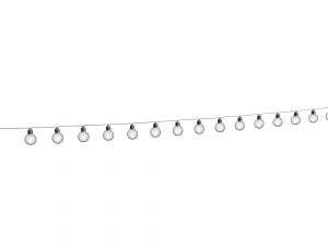 string lights edison lamps 3D-Modell