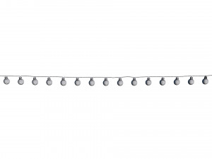 string lights edison lamps 3D-Modell