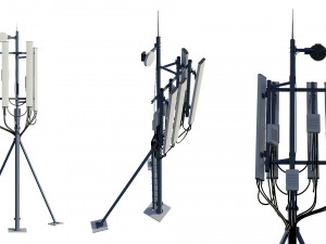 telecommunication tower 3D 模型