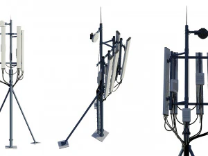 दूरसंचार टावर 3D मॉडल