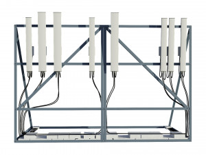 rooftop telecommunication antenna 3D Model