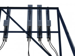 rooftop telecommunication antenna 3D Model