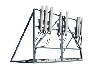rooftop telecommunication antenna 3D Model