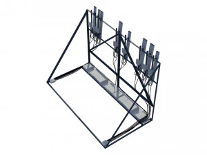 rooftop telecommunication antenna 3D Model