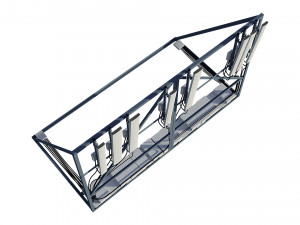 rooftop telecommunication antenna 3D Model