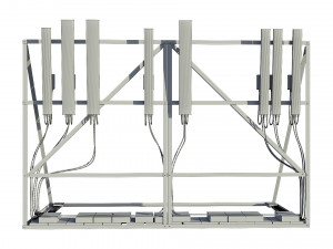 rooftop telecommunication antenna 3D Model
