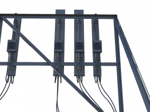 rooftop telecommunication antenna 3D Model