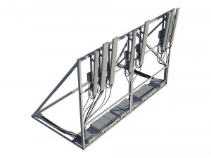 rooftop telecommunication antenna 3D Model
