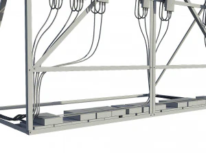rooftop telecommunication antenna 3D Model