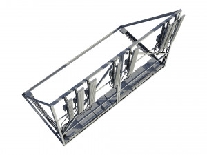 rooftop telecommunication antenna 3D Model