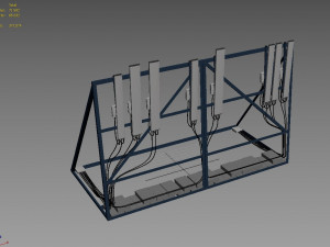 rooftop telecommunication antenna 3D Model
