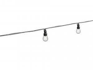 string lights edison lamps 3D Model