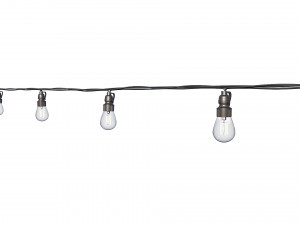 string lights edison lamps 3D Model