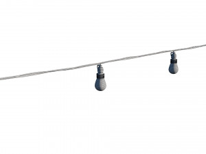 string lights edison lamps 3D Model