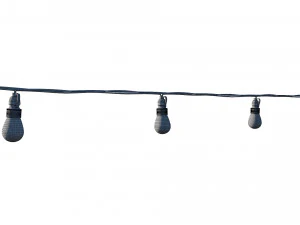 string lights edison lamps 3D Model