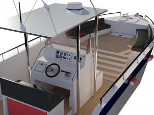 motorboats lowpoly asset pack 3Dモデル