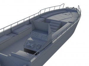 motorboats lowpoly asset pack 3D 모델