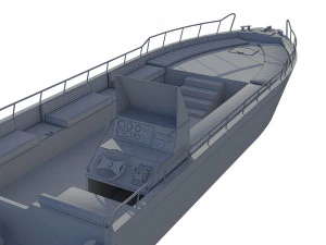 motorboats lowpoly asset pack 3D Model
