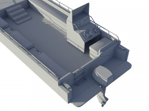 motorboats lowpoly asset pack 3D 모델