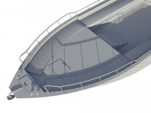motorboats lowpoly asset pack 3D Model