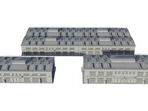 industrial buildings model pack Modelo 3D