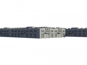 industrial buildings model pack Modelo 3D