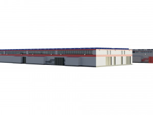 industrial buildings model pack 3D Model
