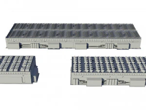 industrial buildings model pack 3D Model