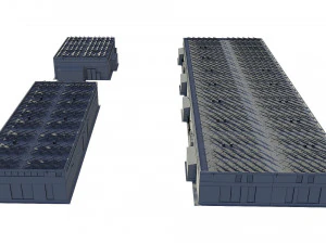industrial buildings model pack 3D Model