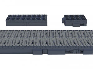 industrial buildings model pack 3D Model