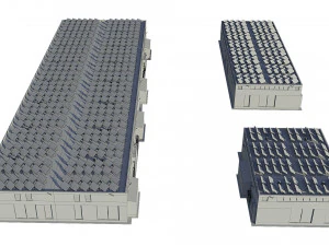 industrial buildings model pack 3D Model