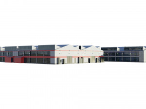 industrial buildings model pack Modelo 3D