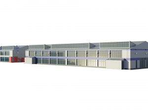industrial buildings model pack Modelo 3D