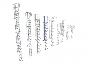 ladders metal model pack Modèle 3D
