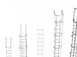 ladders metal model pack Modèle 3D