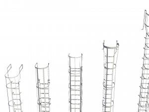 ladders metal model pack Modèle 3D