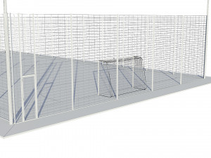 soccer football field 3D-Modell
