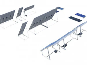 solar panels pack 3D Model