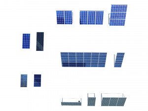 solar panels pack Modelo 3D