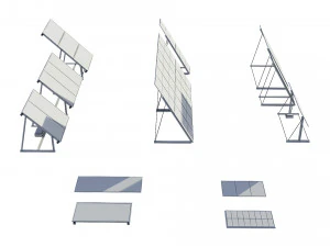 solar panels pack 3D Model