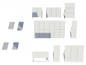 solar panels pack Modelo 3D