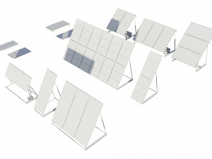 solar panels pack Modelo 3D